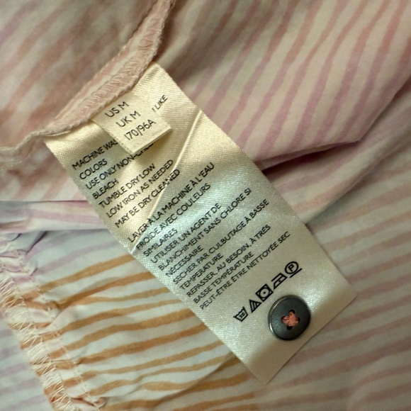 Anthropologie Maeve Gable Tiered Tunic in Pink Combo Size Medium - Picture 12 of 12